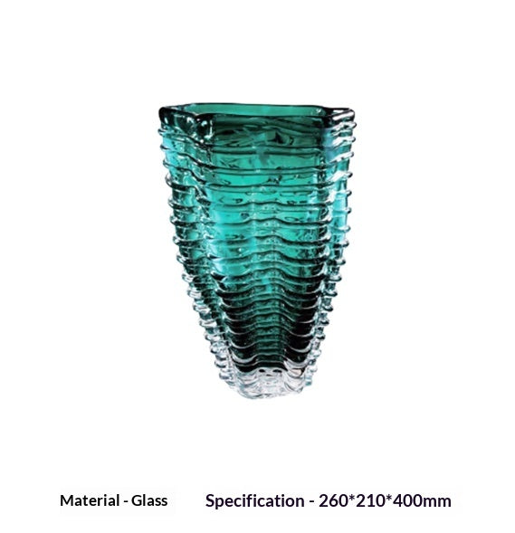 Jarrón de Cristal Nórdico con Plato de Frutas Decorativo - Image 6