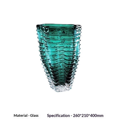 Jarrón de Cristal Nórdico con Plato de Frutas Decorativo - Image 6