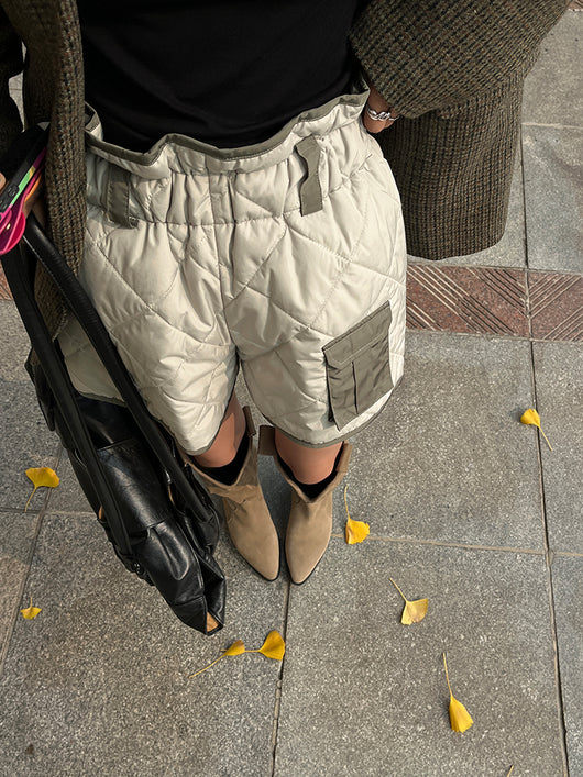 Shorts Casuales de Cintura Alta para Invierno - Image 4