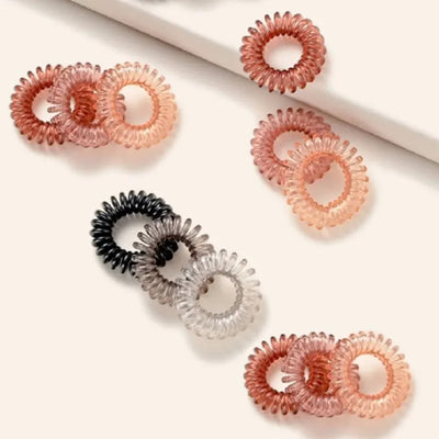Pack 18 Cintas Elásticas Transparentes para Cabello - Accesorios de Moda para Mujer - Image 3