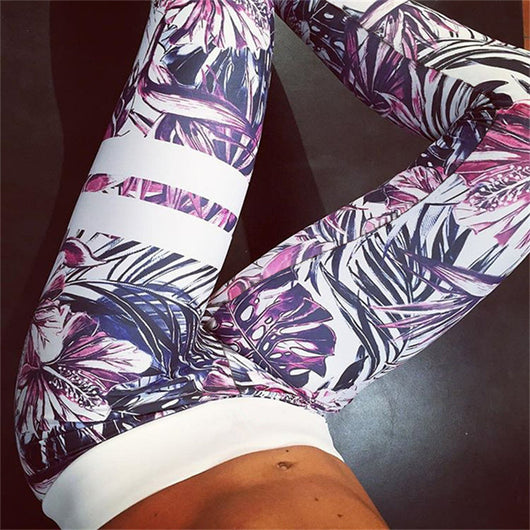 Pantalones Yoga Deportivos Estampado Selva Tropical - Image 4