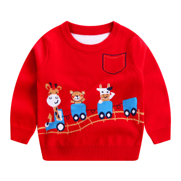 Polera de Punto Doble Capa para Niño en Algodón Color Ante - Image 6