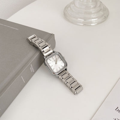 Reloj Cuadrado Retro para Mujer con Correa de Acero - Image 5
