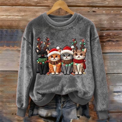 Sudadera Cuello Redondo con Pelaje Sintético para Otoño e Invierno - Image 10