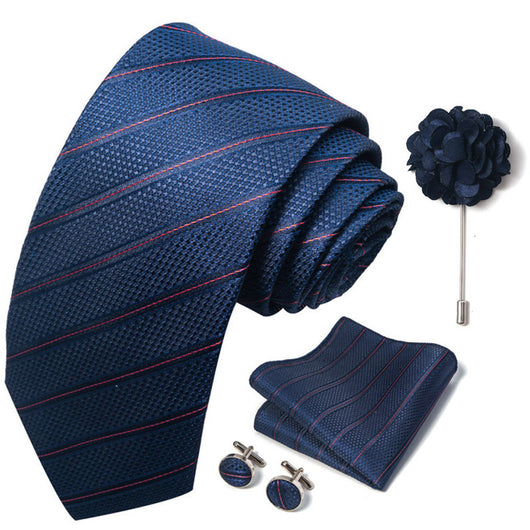 Combo Corbata, Traje y Pañuelo de Bolsillo para Hombre - Juego 8 - Image 99
