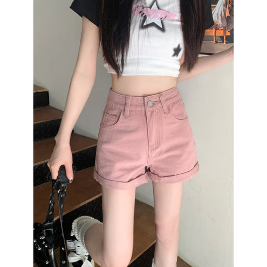 Shorts de Mezclilla Estilo Hong Kong para Mujer - Verano - Image 3