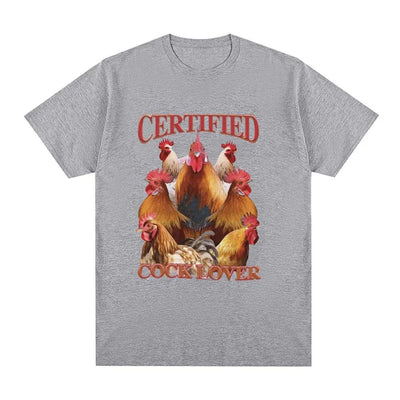 Playera Divertida para Mujer con Meme de Pollo Enamorado - Image 2