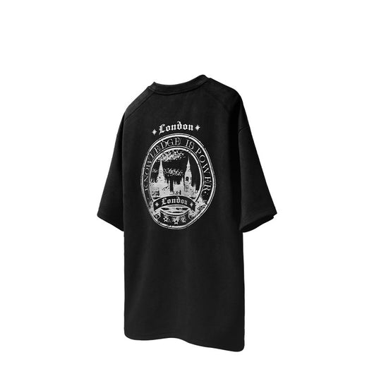 Playera Holgada de Terciopelo y Cuero para Hombre - Image 5
