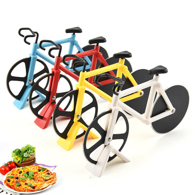 Cortador de Pizza en Forma de Bicicleta - Rueda Acero Inoxidable - Image 21
