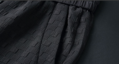 Traje Casual Hombre Cuello Estampado Oscuro - Image 13