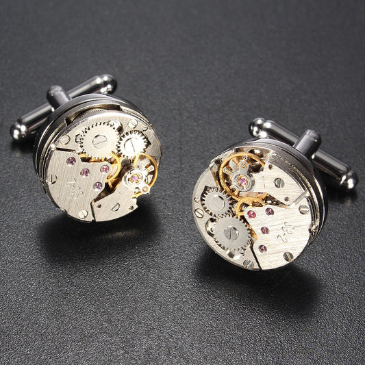 Gemelos con Movimiento de Reloj Mecánico para Hombre - Image 2