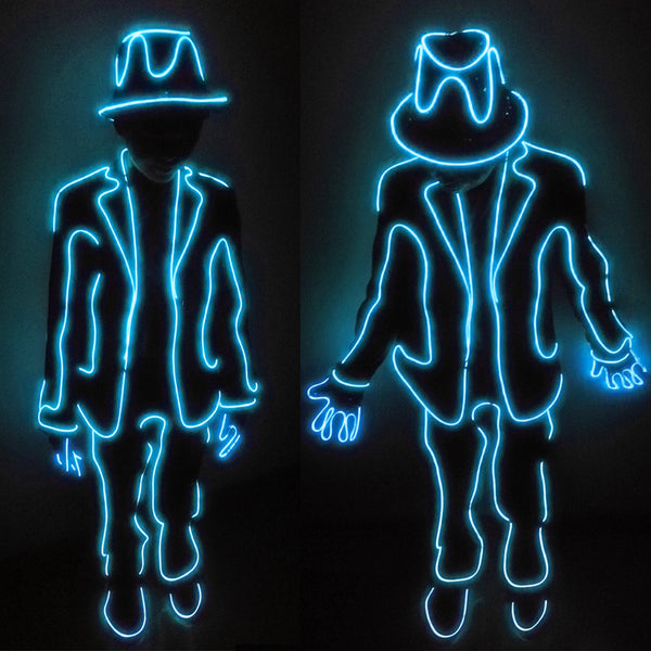 Ropa LED Brillante para Danza y Performances