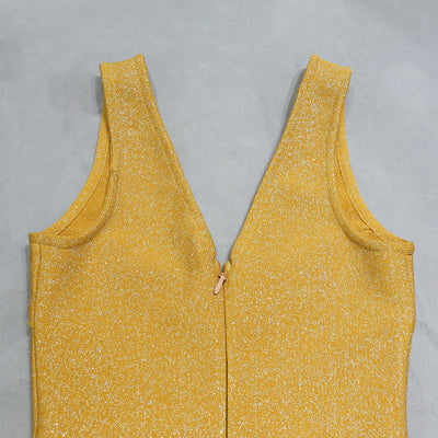 Jumpsuit de Fiesta Dorado con Flecos y Brillo - Image 12