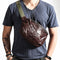 Bolsa Bandolera de Cuero Retro para Hombre
