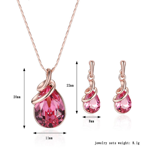 Conjunto de Joyas de Aleación con Gemas - Image 2