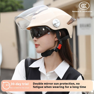 Casco Eléctrico Inteligente con Protección Solar para Hombre y Mujer