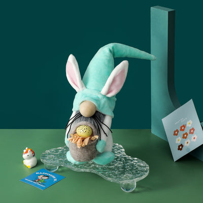 Muñeca Conejo de Pascua sin Rostro con Huevos - Image 13