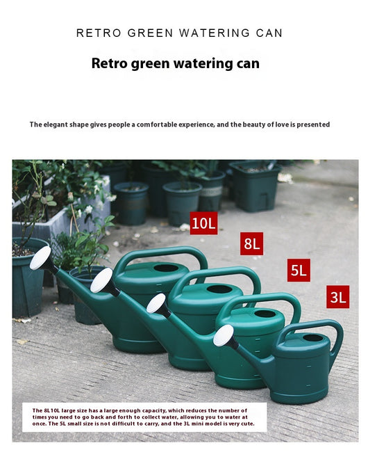 Regadera Dual de 10L con Boquilla Larga - Plástico Resistente para Jardín - Image 14