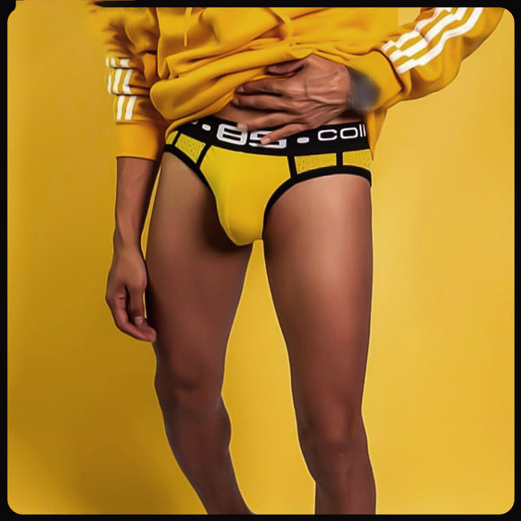 Calzoncillos Deportivos Triangulares Transpirables de Malla para Hombre