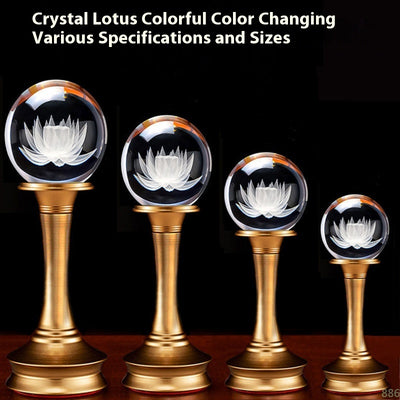 Lámpara Buda Loto Cristal LED Multicolor - Luz Decorativa para Altar y Hogar - Image 5