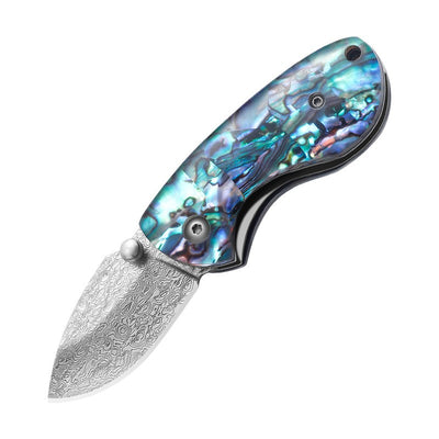 Cuchillo Damasco Plegable Portátil para Aventuras - Image 6