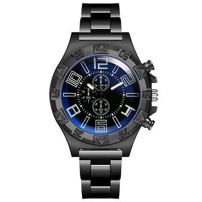 Reloj Acero Azul Luminoso con Correa de Acero - Image 13