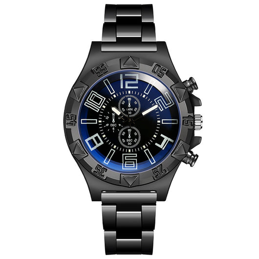 Reloj Acero Azul Luminoso con Correa de Acero - Image 13