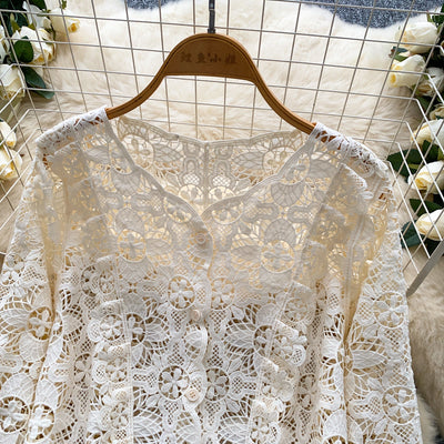 Blusa de Encaje Calado para Mujer - Image 14