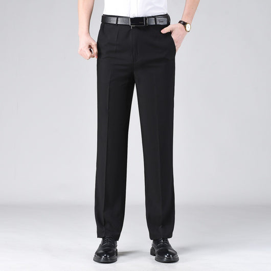 Pantalones Casuales Holgados de Pierna Recta en Colores Sólidos para Hombre - Image 16