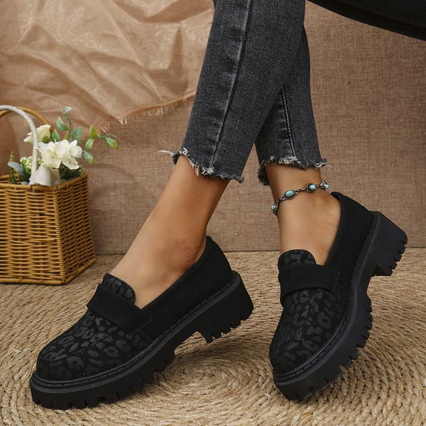 Mocasines Plataforma Cómodos Estilo Británico en Cuero Premium - Image 4