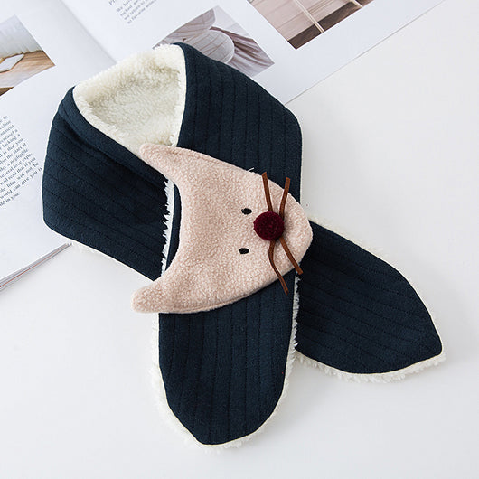 Bufanda Infantil Zorro Peluche - Unisex Suave y Cálida - Image 7