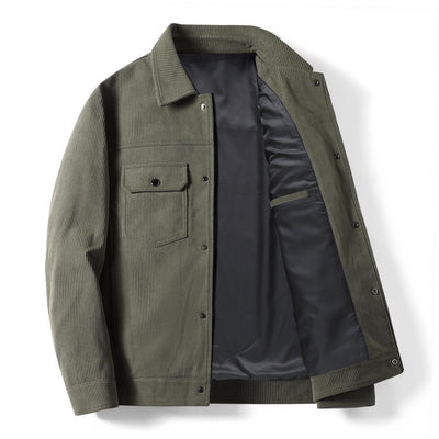 Chaqueta de Piqué para Hombre - Casual Profesional con Cuello Polo - Image 3