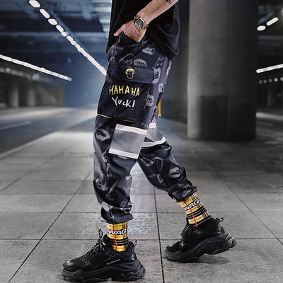 Pantalones Casuales para Hombre con Múltiples Bolsillos y Cordón - Image 4