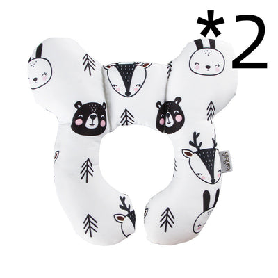 Almohada de Viaje Protectora para Bebé - Soporte en Forma de U para Auto - Image 29