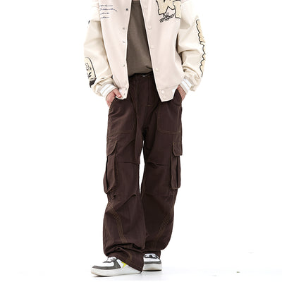 Pantalones Rectos de Negocios para Hombre con Bolsillo Organizador - Image 6