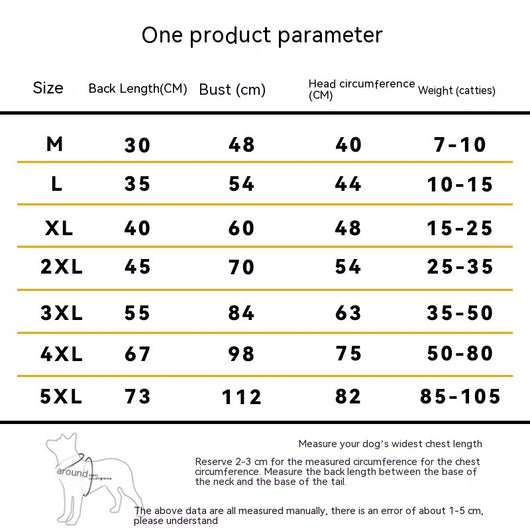 Impermeable Táctico para Perros con Reflectantes y Protección Total - Image 5