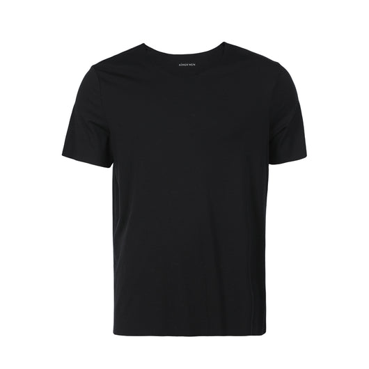 Playera Casual Modal de Manga Corta Color Sólido para Hombre - Image 4