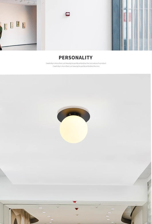 Lámparas de Pared Nórdicas Personalizadas con Esferas de Vidrio para Dormitorio y Sala - Image 13
