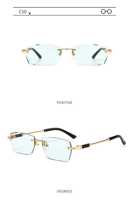 Gafas de Sol Frameless Color Gelatina - Estilo Personalidad - Image 30