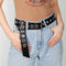 Cinturón Hueco Punk Hip Hop Unisex - Accesorios de Moda PU Suave