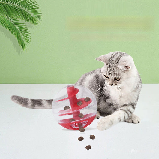 Juguete Interactivo Dispensador de Alimento en Espiral para Gatos - Entretenimiento y Entrenamiento