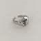 Sterling Plateado Element Carved Ring RingE
