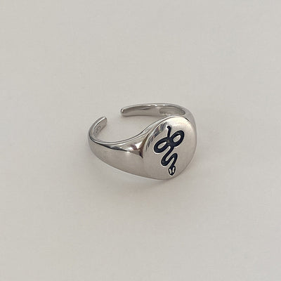 Anillo de Plata Esterlina con Elemento Tallado - Image 5