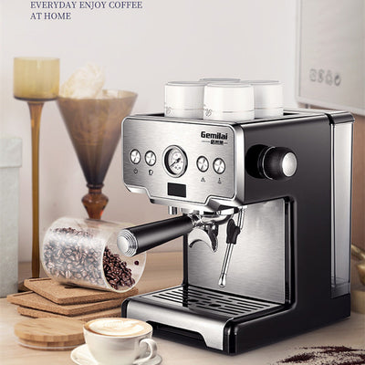 Cafetera Italiana Manual Semi-automática con Espumador de Leche