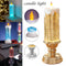 Vela LED Recargable con Cambio de Color y Brillo Glitter - Decoración Resistente al Agua