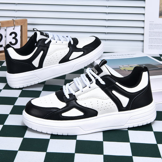 Zapatillas de Skate Clásicas Bajas Blancas para Parejas y Estudiantes Casuales - Image 3
