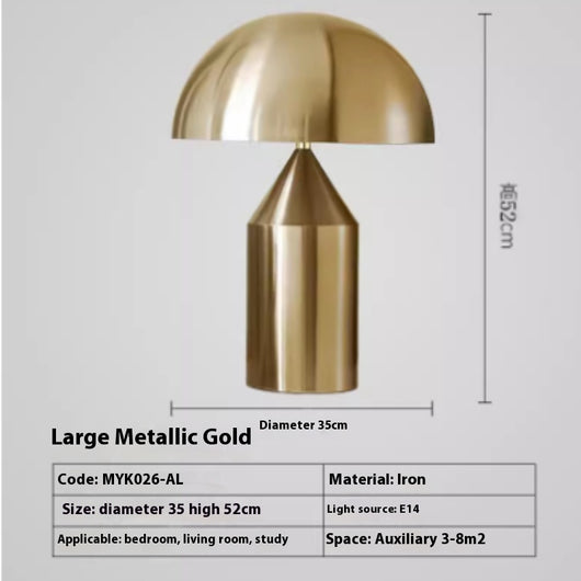Lámpara de Escritorio Semilunar Moderna Diseño Minimalista Estilo Hotel - Image 12