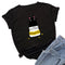 Camiseta Básica Mujer Cuello Redondo Manga Corta 100% Algodón