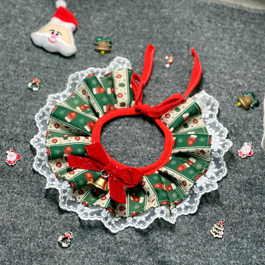 Babero Festivo con Moño Navideño para Mascotas - Image 11