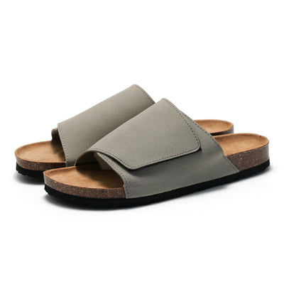 Pantuflas de Corcho y Cuero para Hombre - Sandalias Retro Cómodas - Image 3